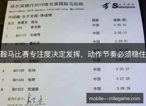 鞍马比赛专注度决定发挥,动作节奏必须稳住 鞍马比赛专注度决定发挥,动作节奏必须稳住